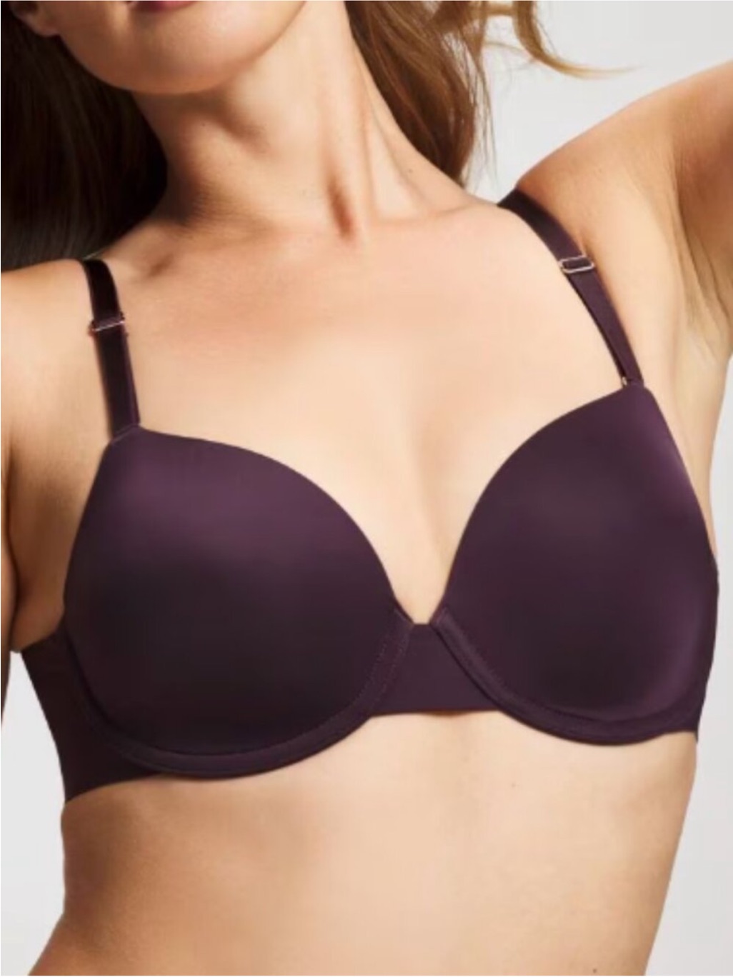 Soma Women’s Vanishing 360 Perfect Coverage Bra Plum Purple Size 38d New